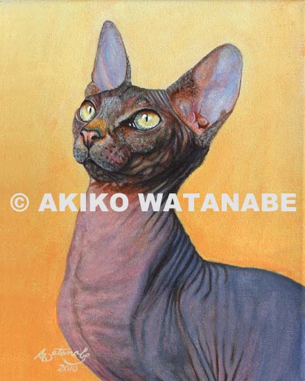 Open-Edition Print of Sphynx Sphinx Cat - Electra (8x10)